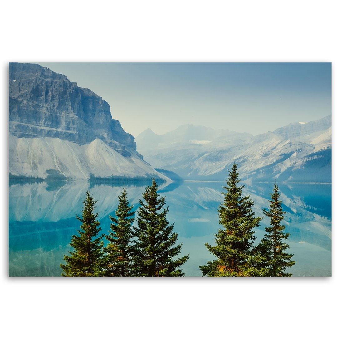 Emaga Obraz na płótnie, Góry Jezioro Natura - 60x40